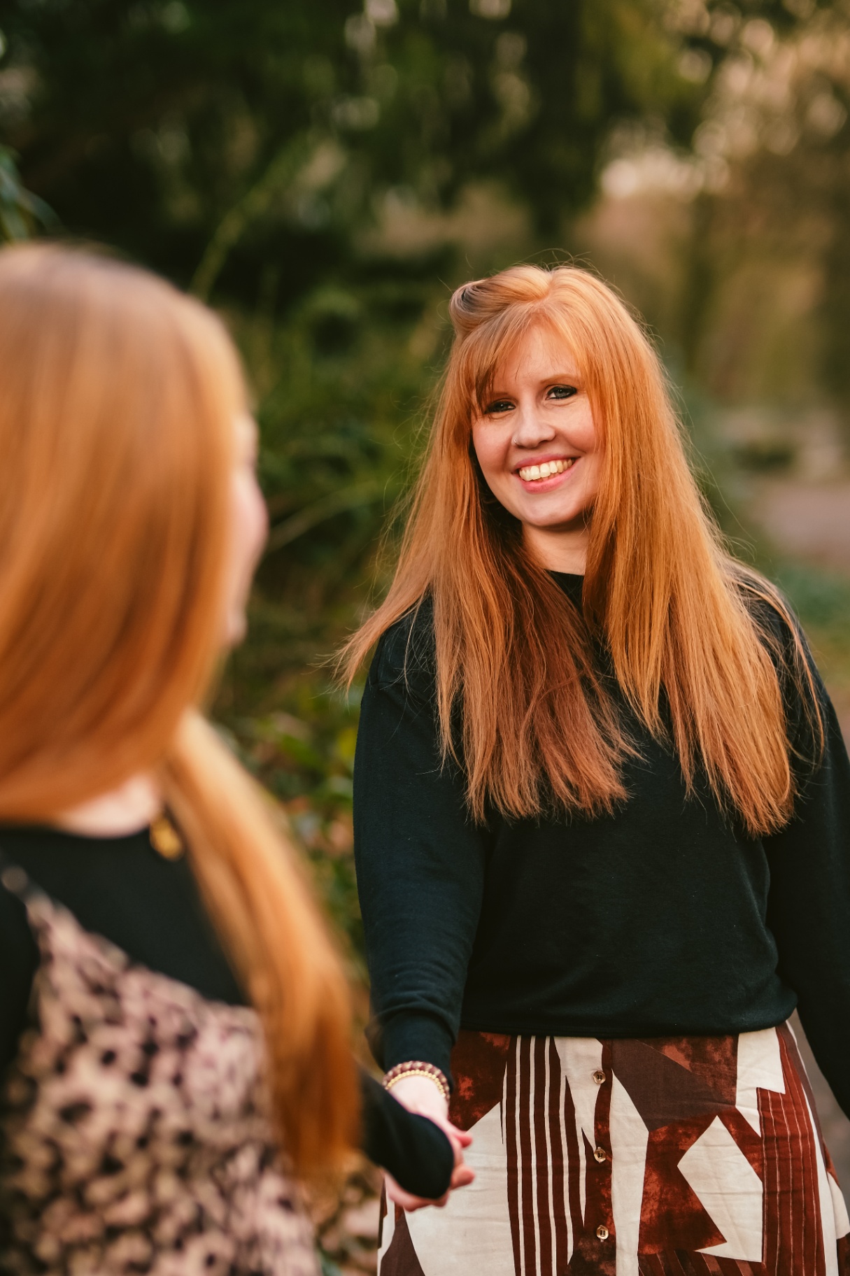 Portrait einer Frau mit roten Haaren
